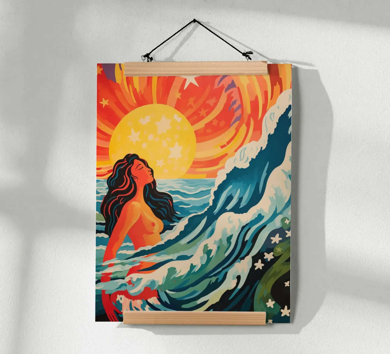 Rinascita di Venere | Retro-Surf-Style poster da Autofocus
