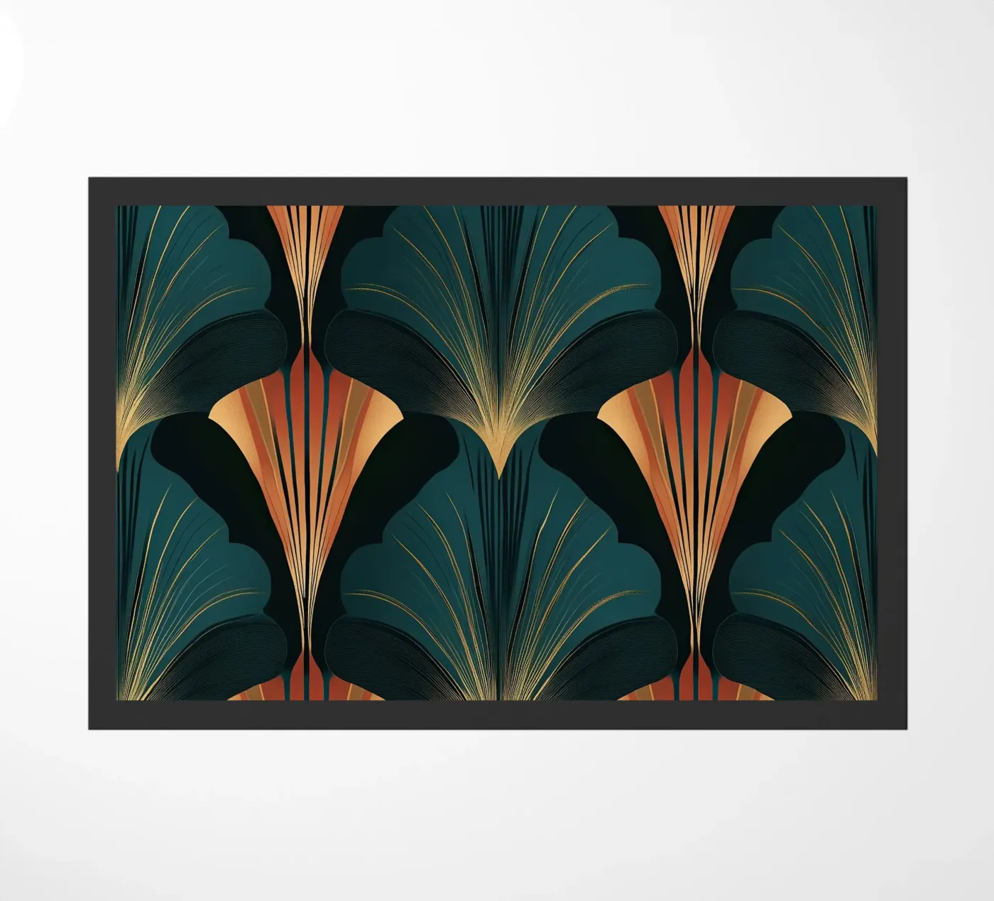 Art déco doormat by Nikis Art Studio