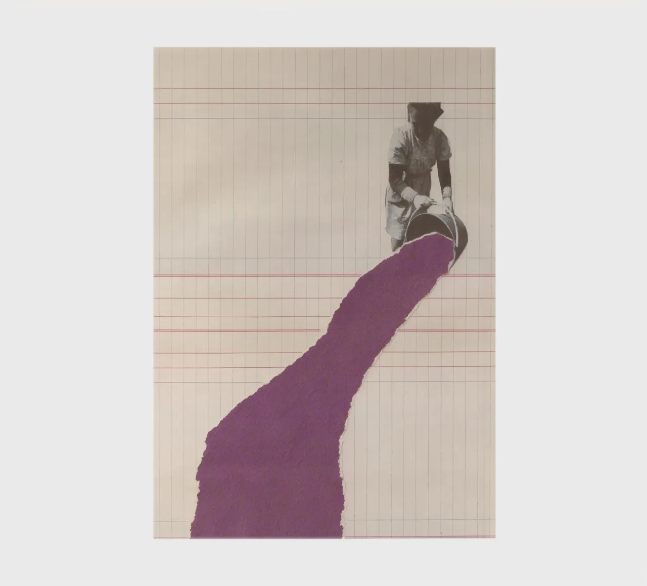 Vine bucket torn notebook by Carlos Quitério