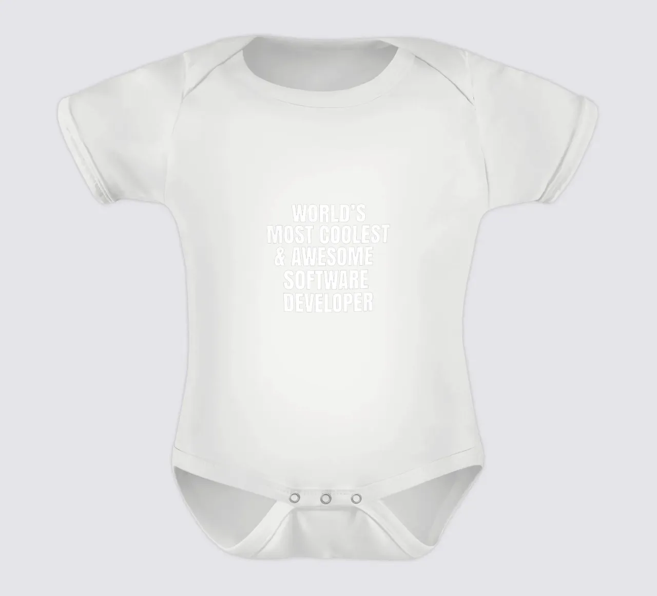 World's most coolest and awesome software developer Kurzarm Babybody von happieeagle