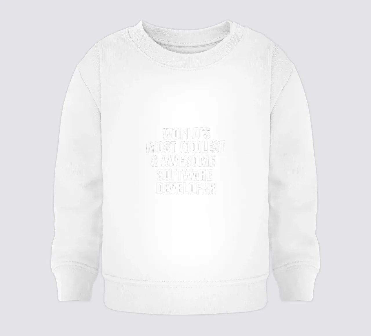 World's most coolest and awesome software developer Baby Sweatshirt von happieeagle