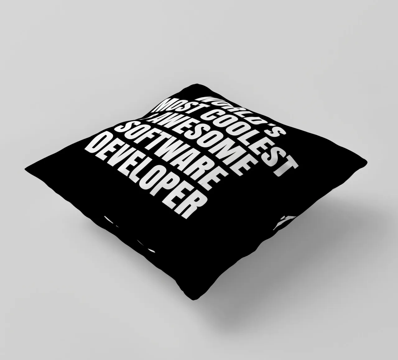 World's most coolest and awesome software developer coussin de happieeagle