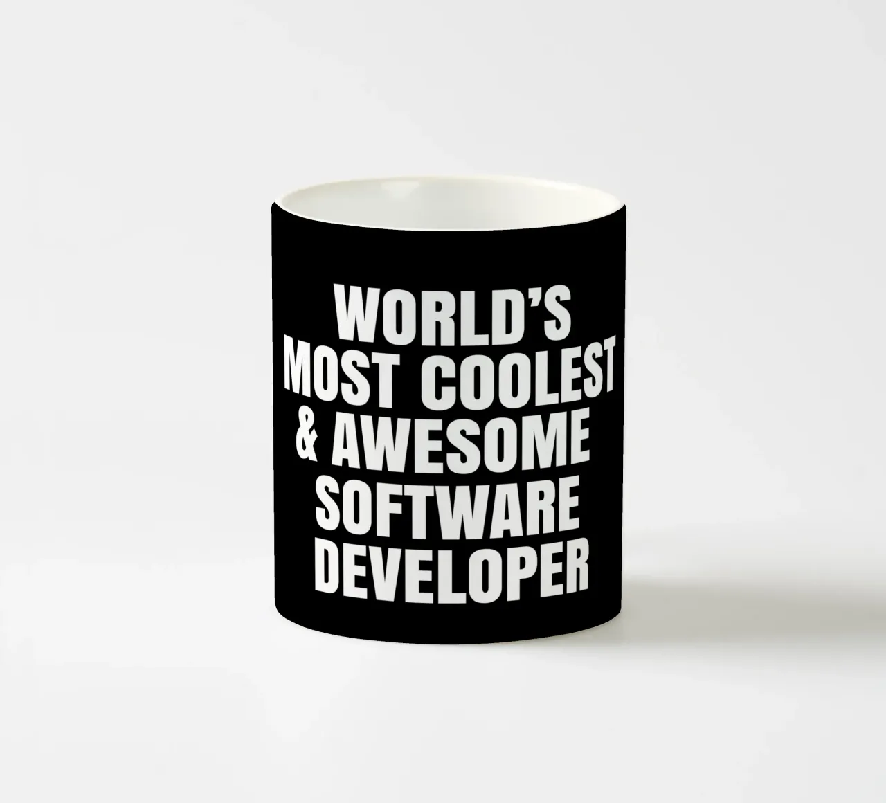 World's most coolest and awesome software developer mug en céramique de happieeagle