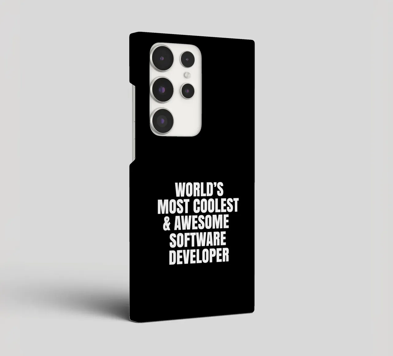 World's most coolest and awesome software developer Samsung Hülle von happieeagle