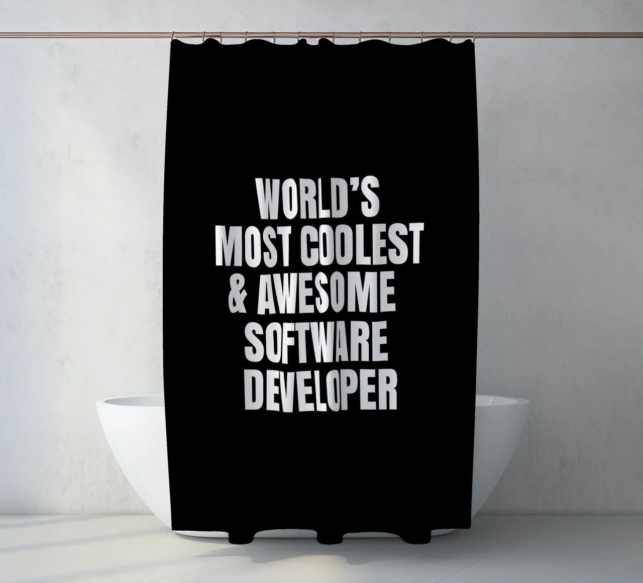 World's most coolest and awesome software developer tenda da doccia da happieeagle
