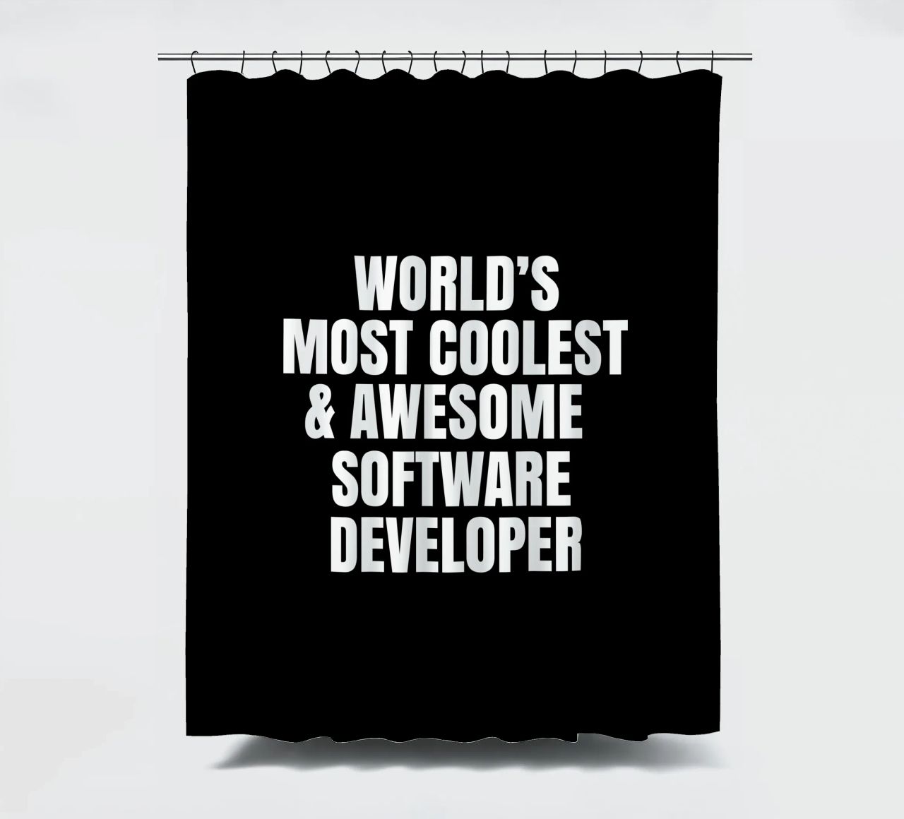 World's most coolest and awesome software developer tenda da doccia da happieeagle