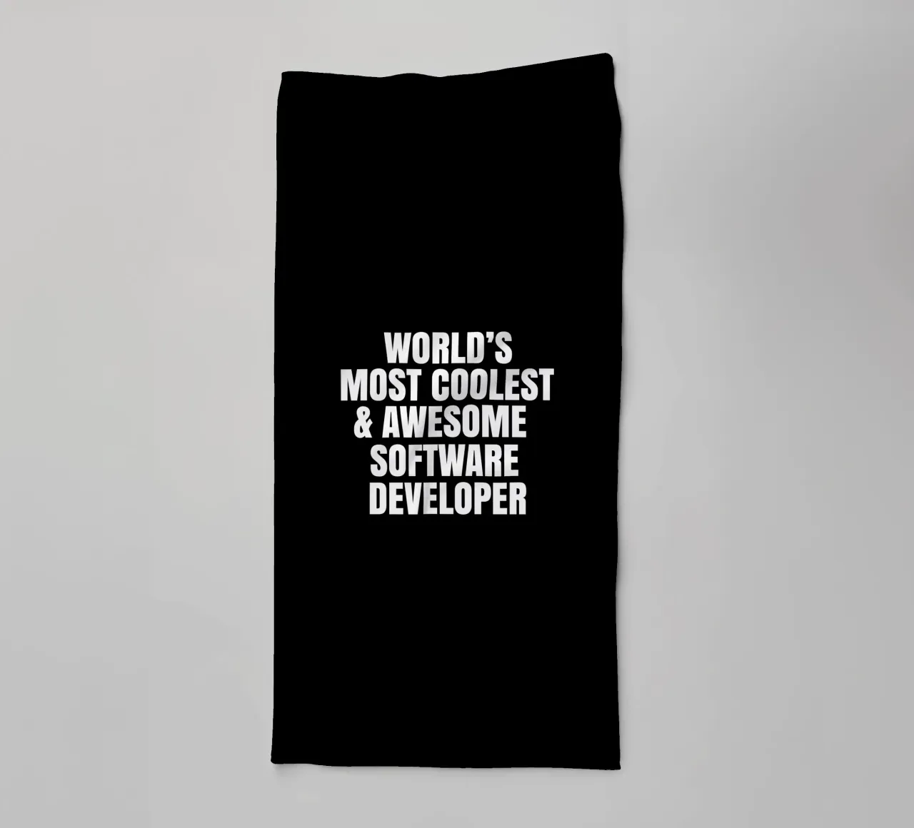 World's most coolest and awesome software developer Handtuch von happieeagle