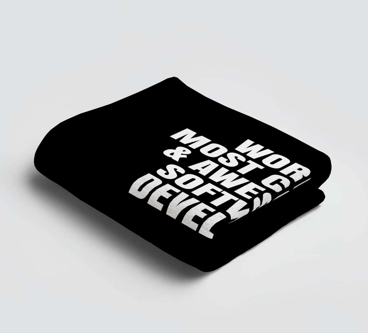 World's most coolest and awesome software developer asciugamano da bagno da happieeagle