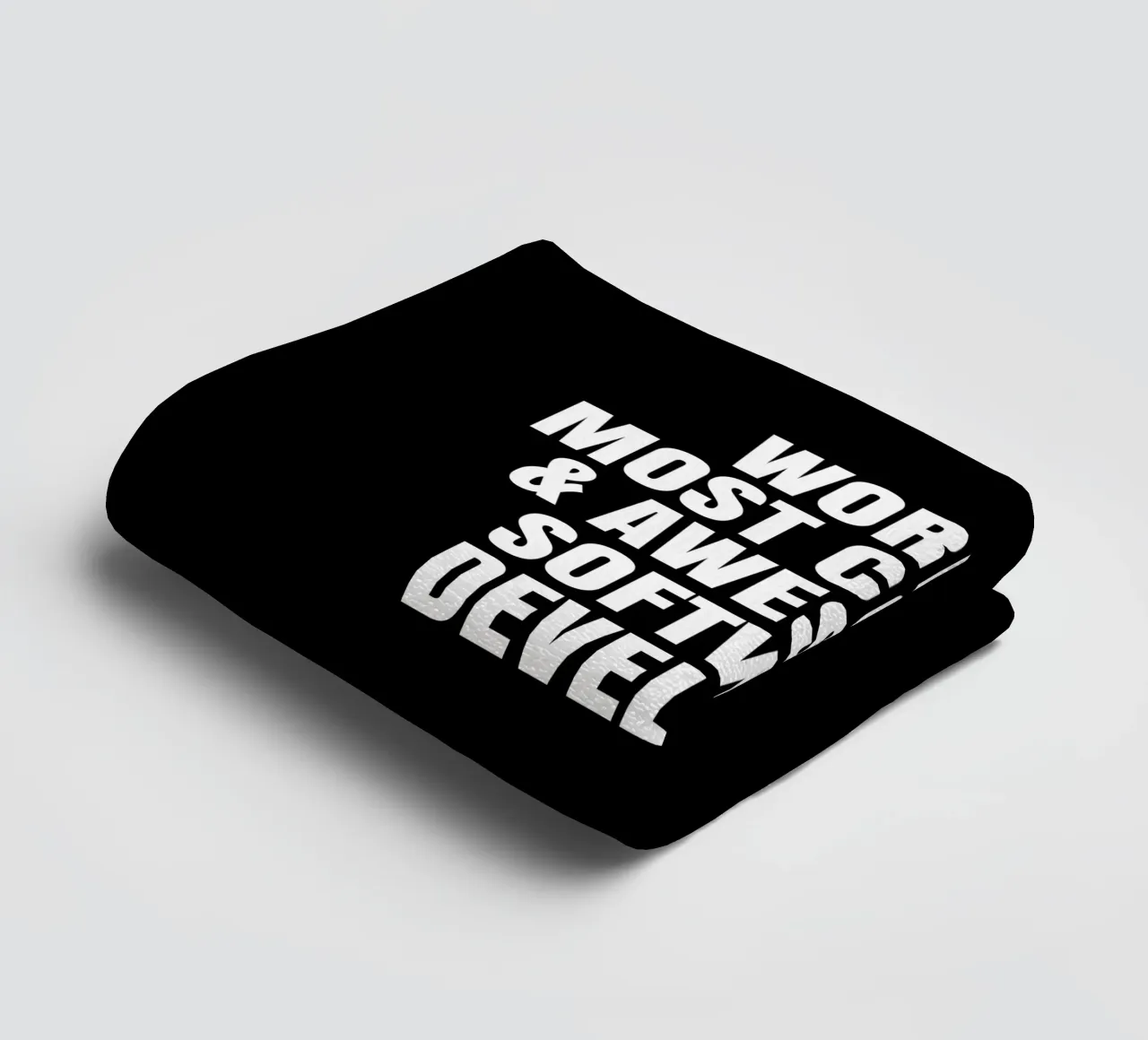 World's most coolest and awesome software developer Handtuch von happieeagle