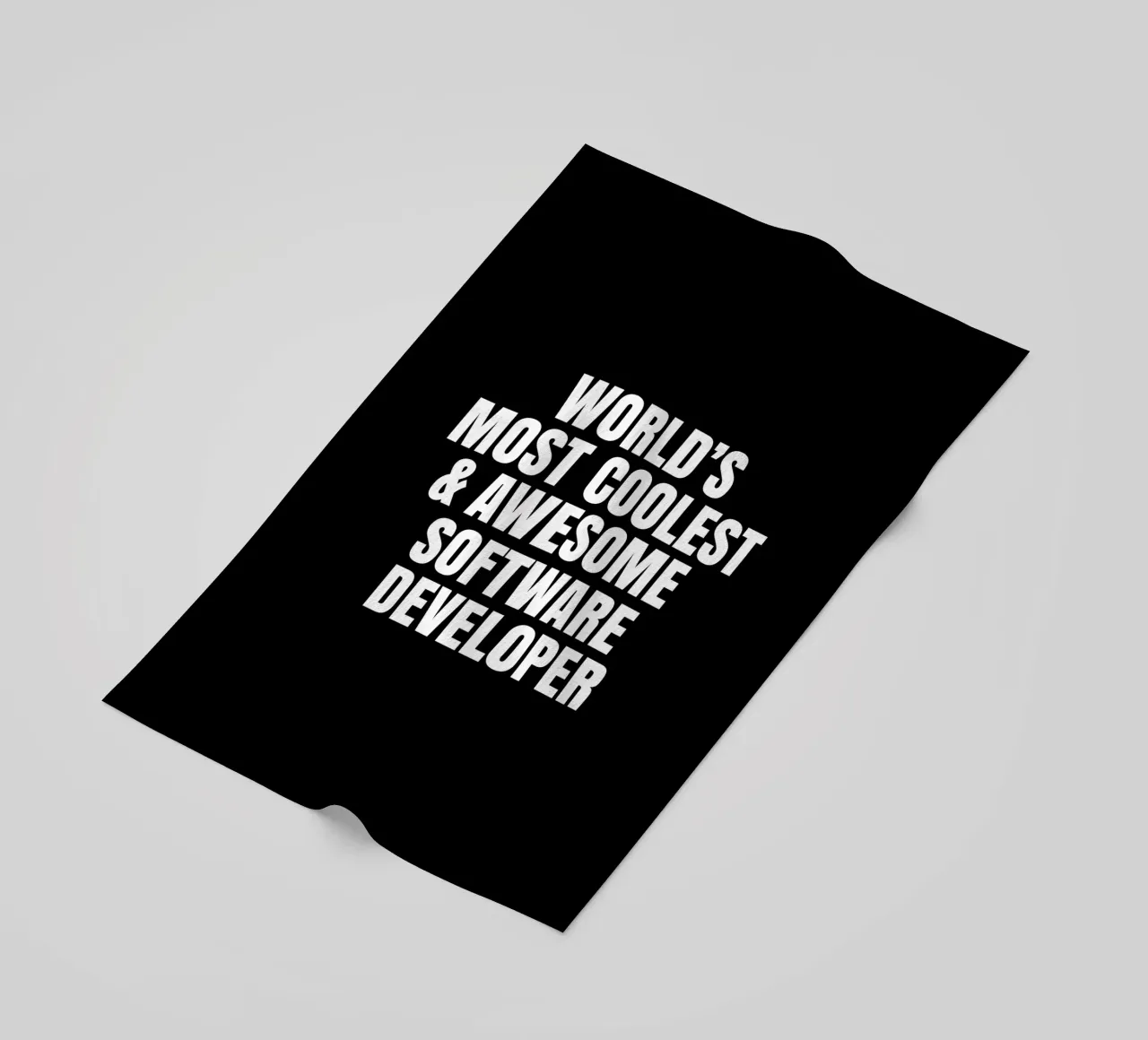 World's most coolest and awesome software developer serviette de plage de happieeagle