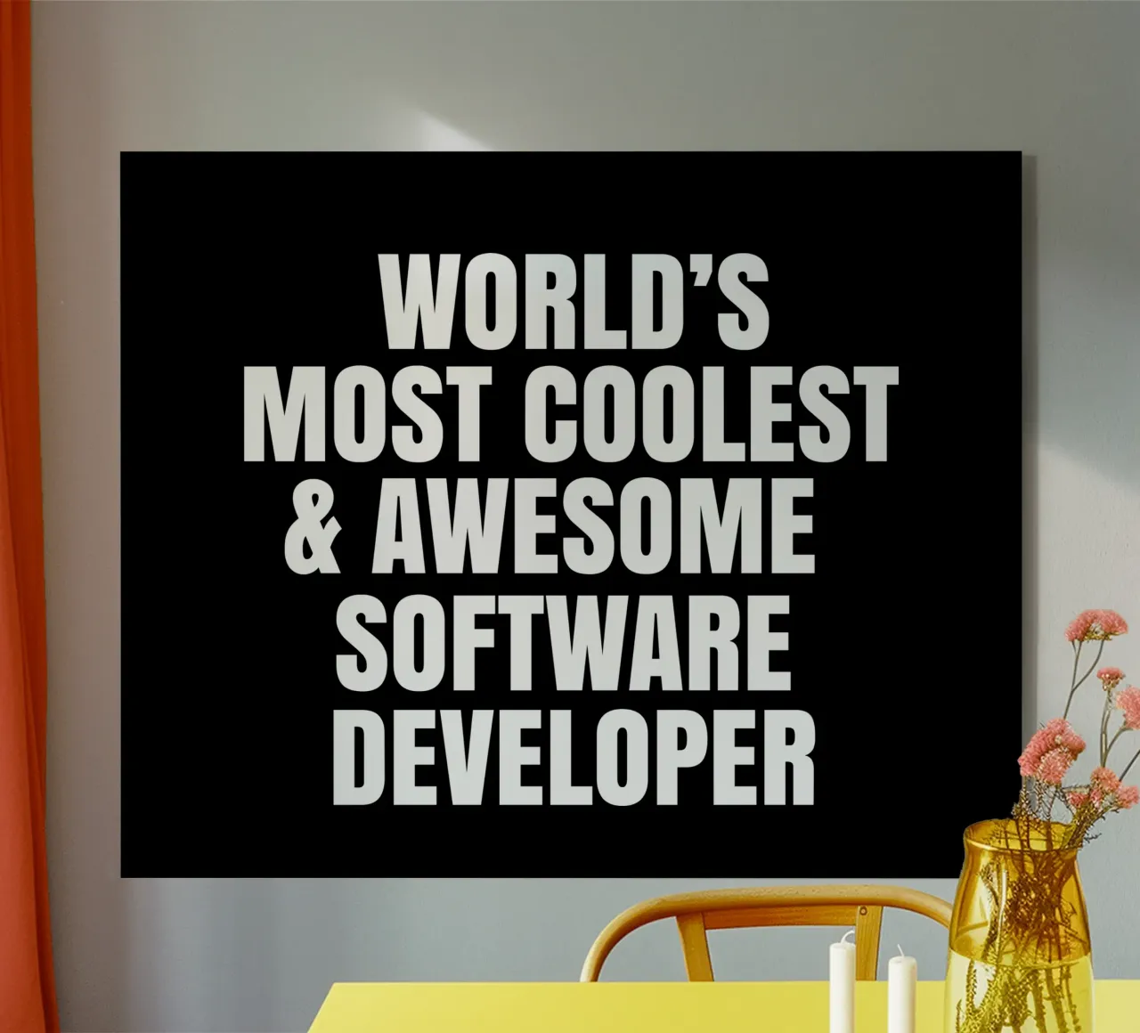 World's most coolest and awesome software developer plexiglass da happieeagle