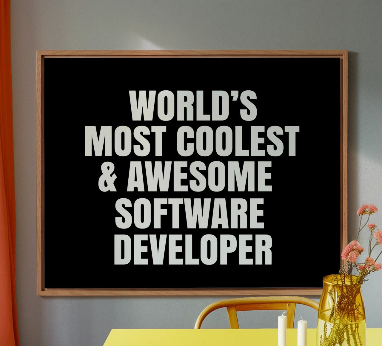 World's most coolest and awesome software developer alluminio dibond da happieeagle