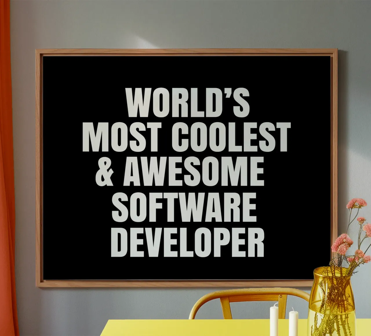 World's most coolest and awesome software developer alluminio dibond da happieeagle