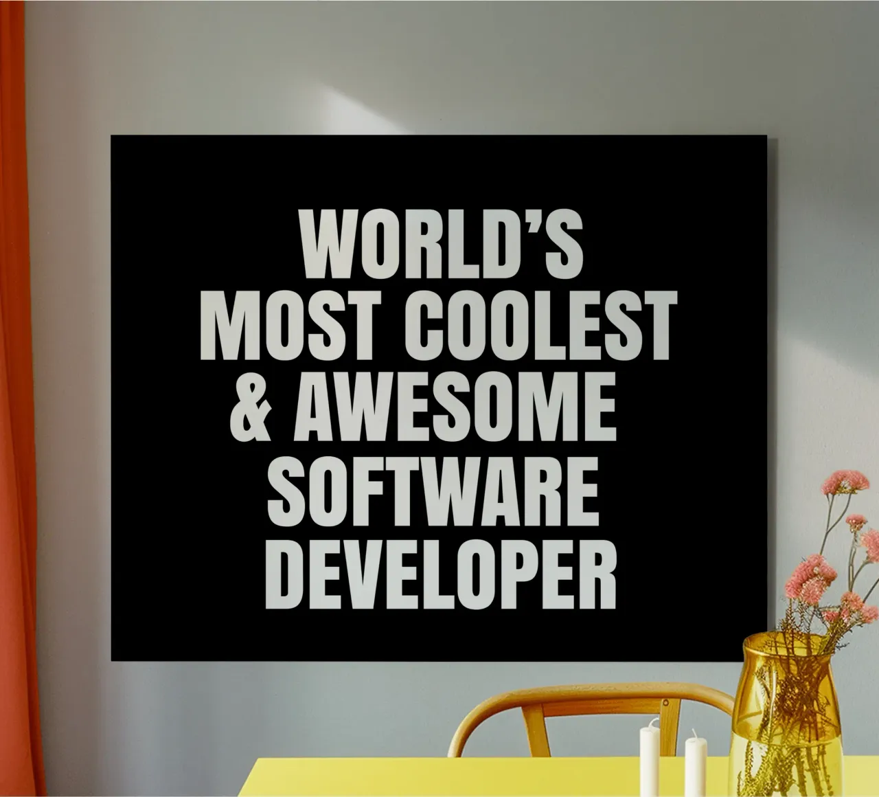 World's most coolest and awesome software developer aluminium-dibond van happieeagle