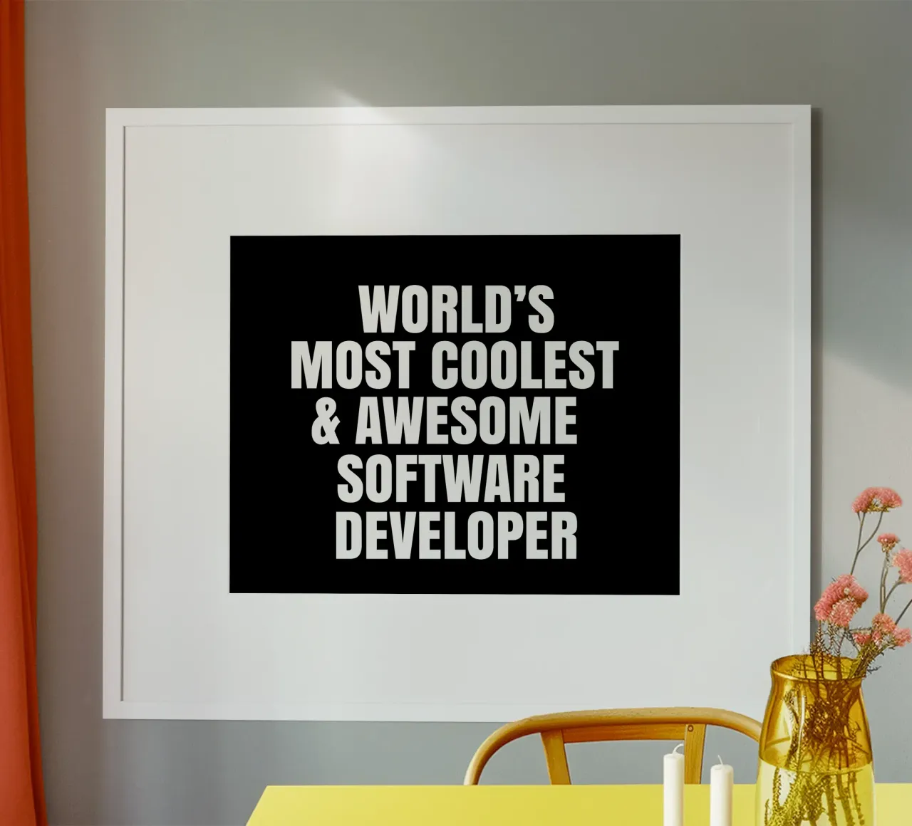 World's most coolest and awesome software developer poster da happieeagle