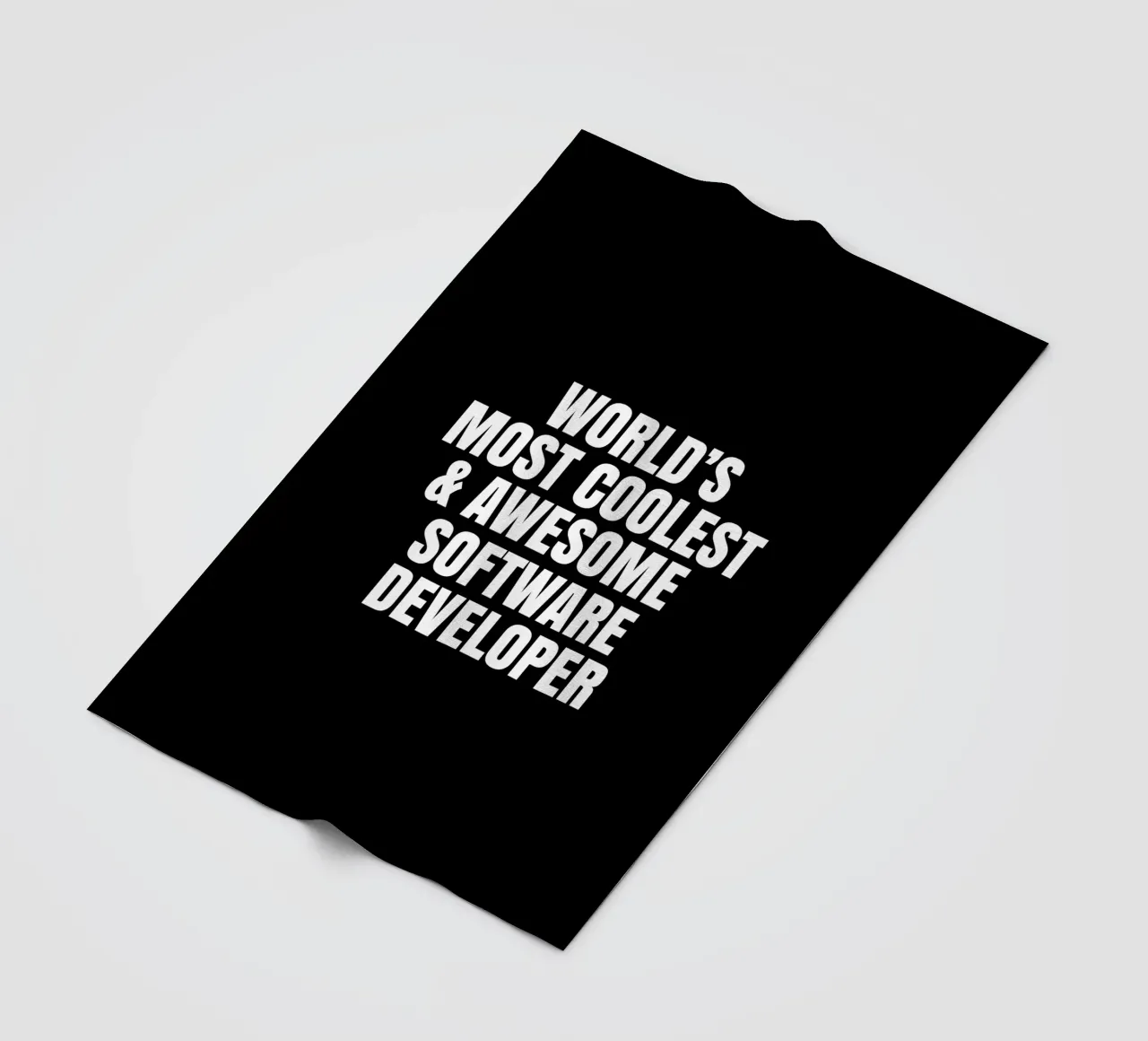 World's most coolest and awesome software developer Fleecedecke von happieeagle