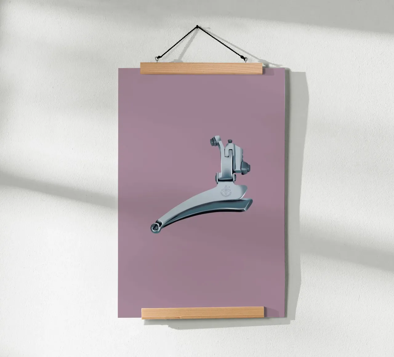 Campa II poster con telaio in legno da Benjamin Andresen