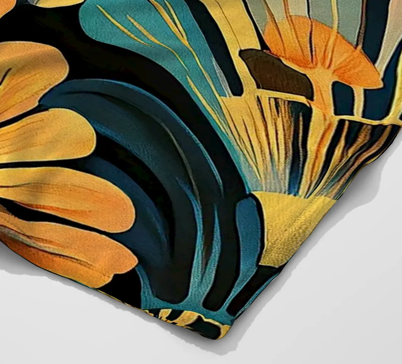 Art déco "Gilded Epoch" coperta in pile da Nikis Art Studio