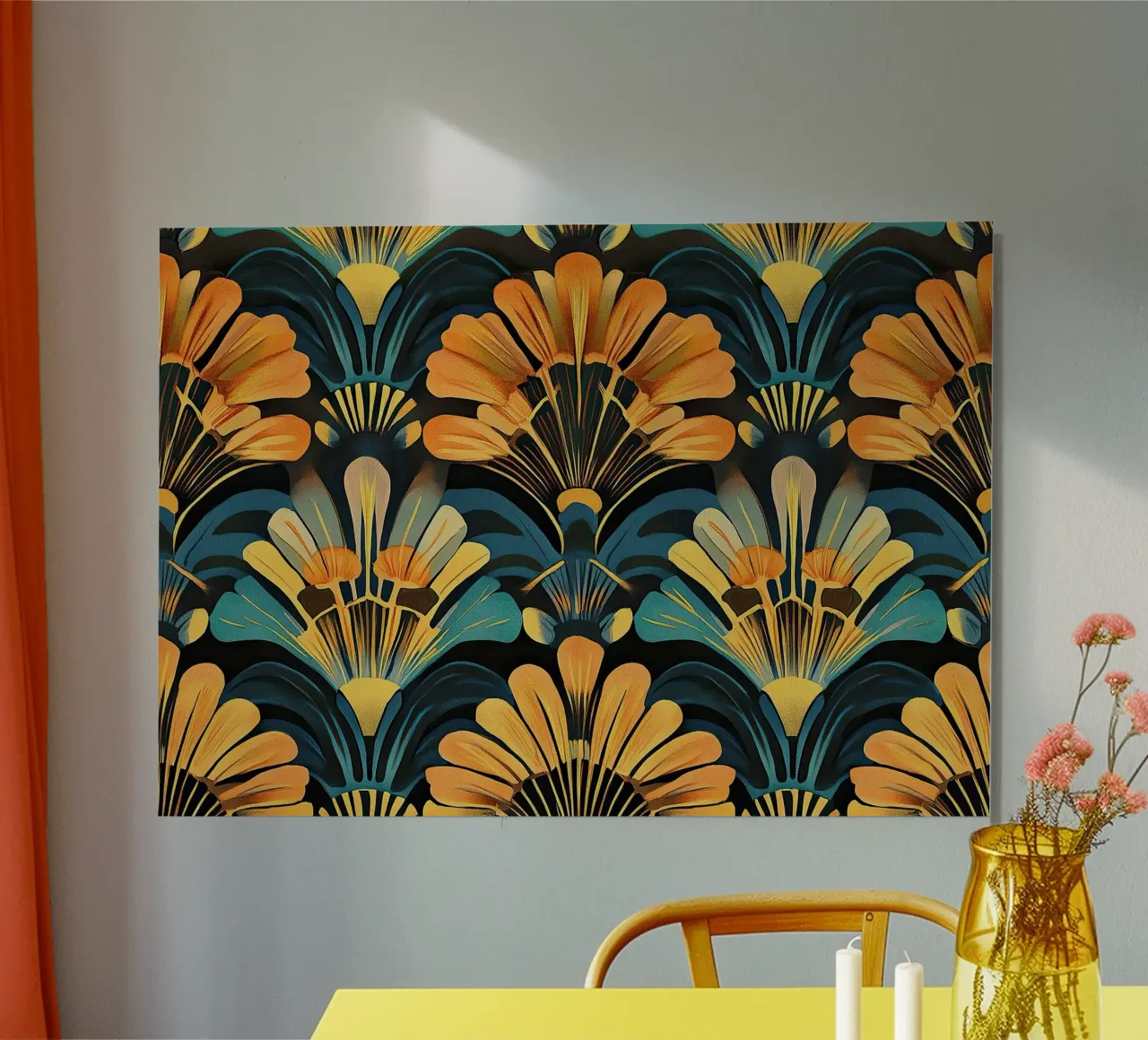 Art déco "Gilded Epoch" alluminio dibond da Nikis Art Studio