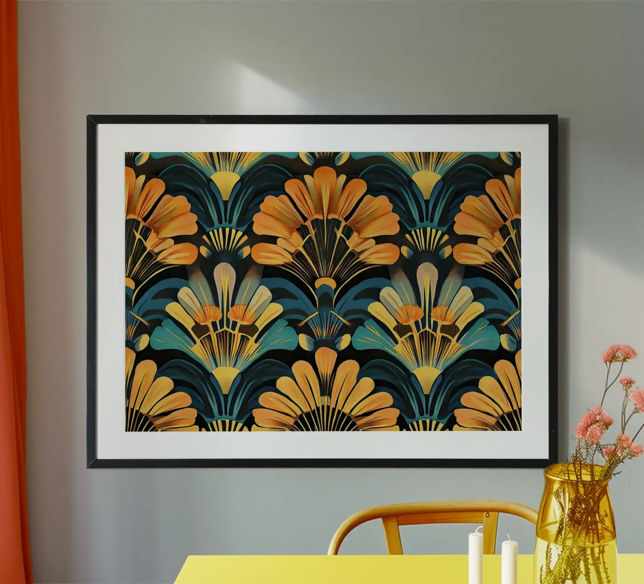 Art déco "Gilded Epoch" poster da Nikis Art Studio
