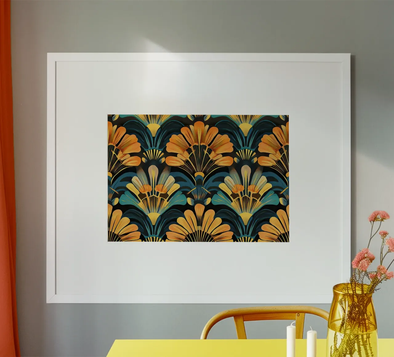 Art déco "Gilded Epoch" poster da Nikis Art Studio