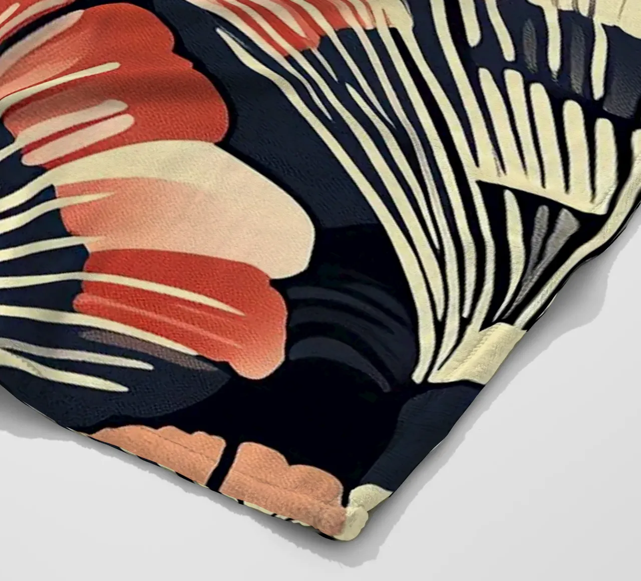 Art déco "Timeless Radiance" coperta in pile da Nikis Art Studio