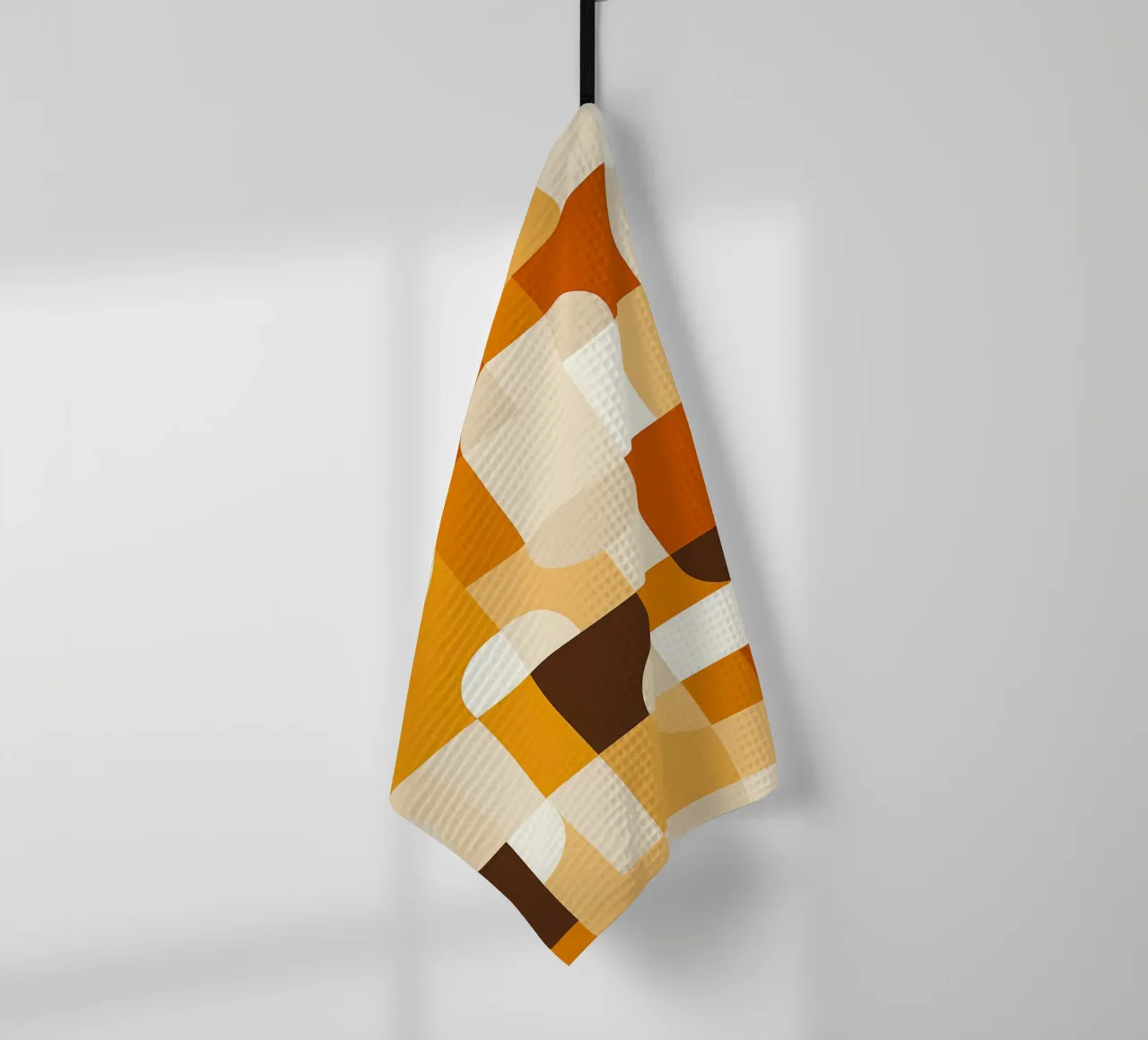 Motivo scandinavo retro Bauhaus color terra canovaccio da cucina da Autofocus