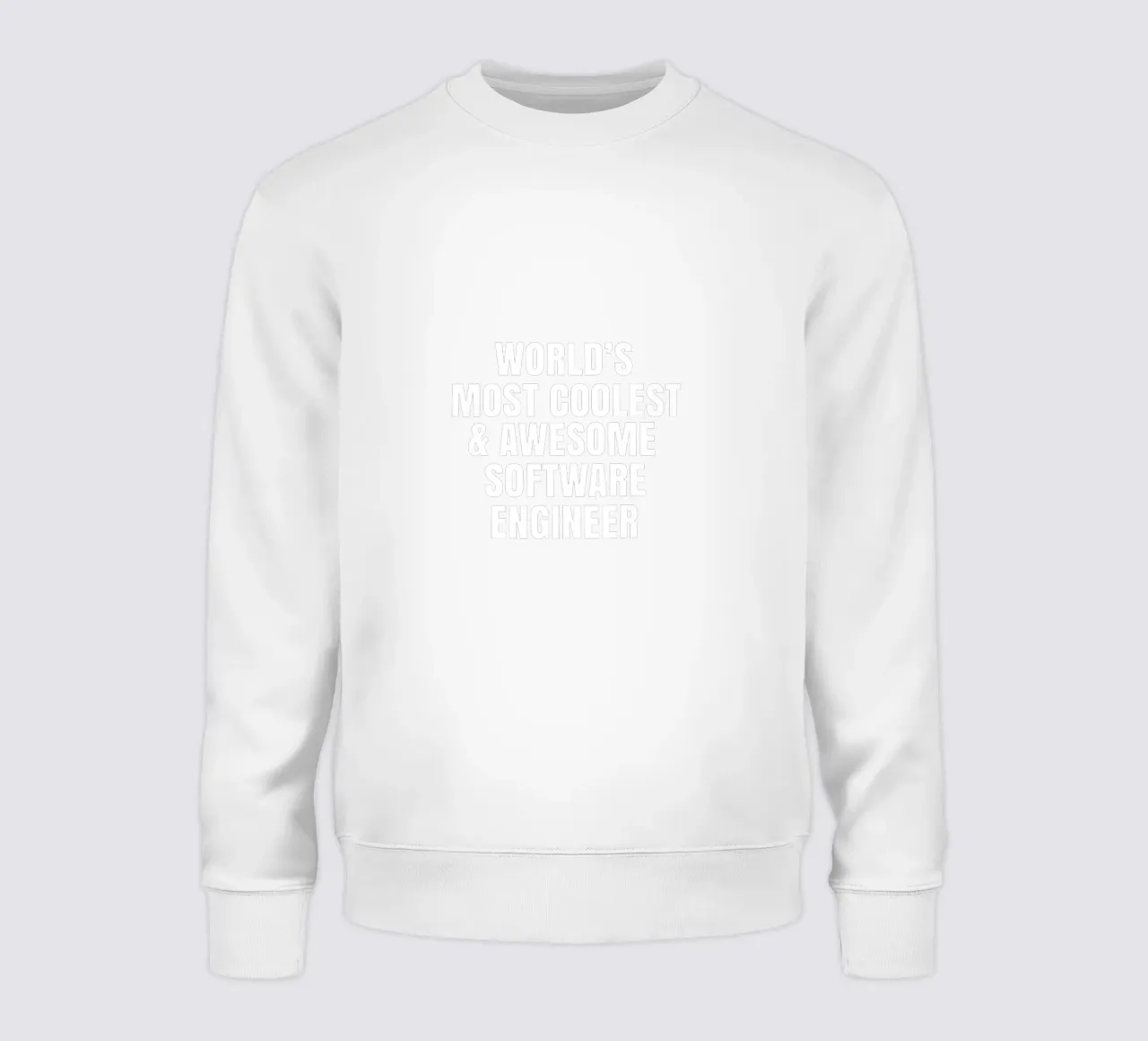 World's most coolest and awesome software engineer Sweatshirt von happieeagle
