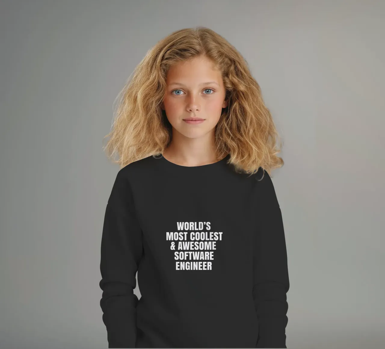 World's most coolest and awesome software engineer felpa bambino da happieeagle