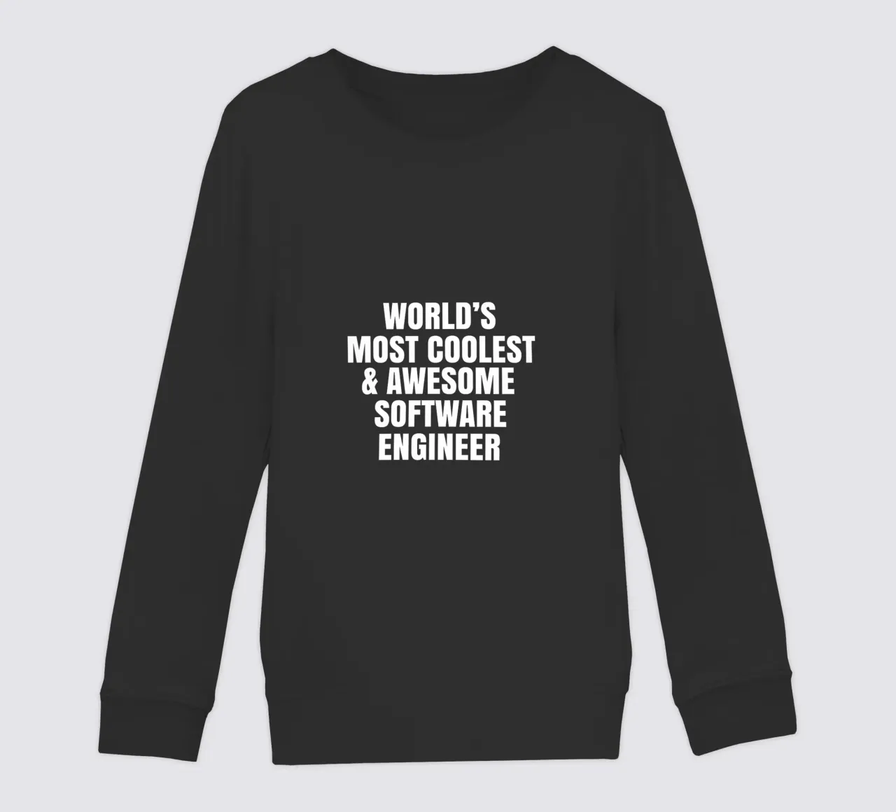 World's most coolest and awesome software engineer felpa bambino da happieeagle