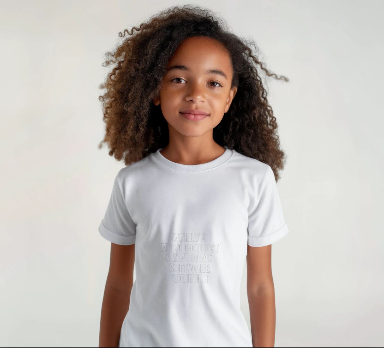 World's most coolest and awesome software engineer t-shirt bambini da happieeagle