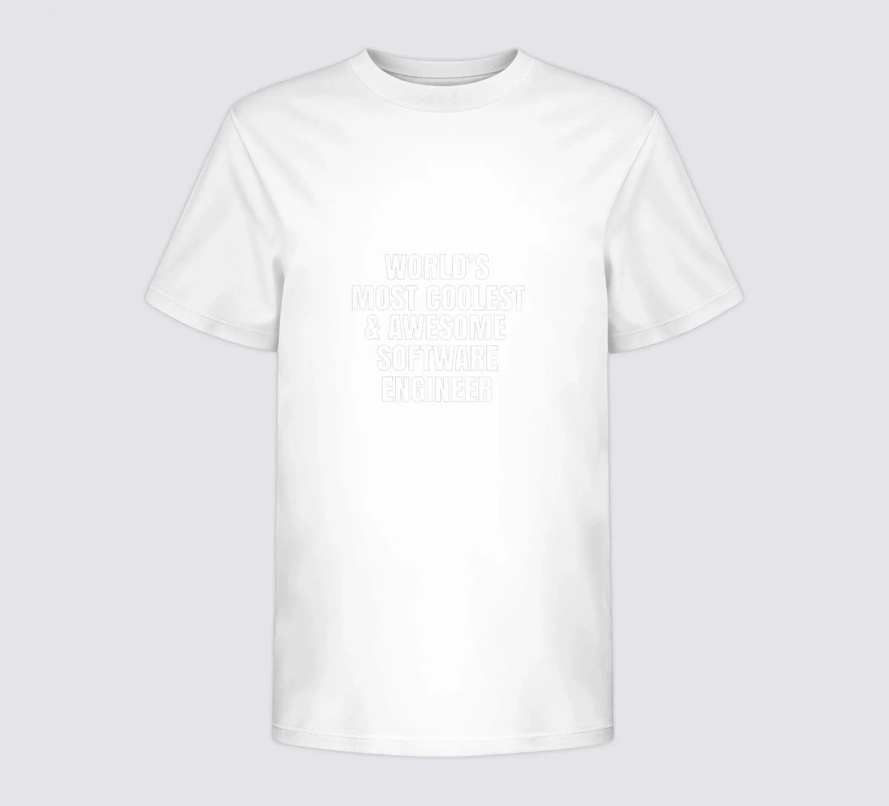 World's most coolest and awesome software engineer t-shirt bambini da happieeagle