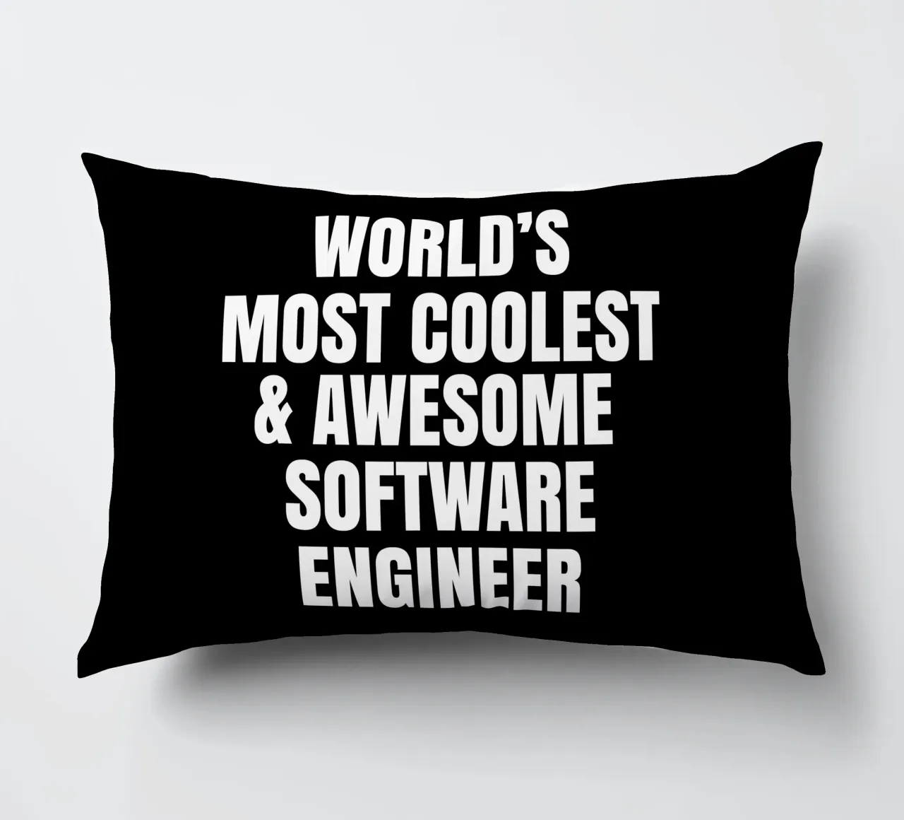 World's most coolest and awesome software engineer decorative cushion by happieeagle