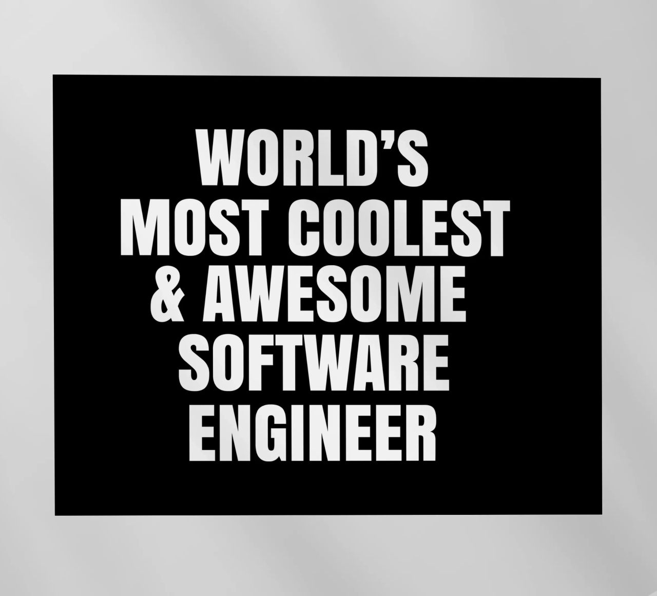 World's most coolest and awesome software engineer pellicola backlit da happieeagle