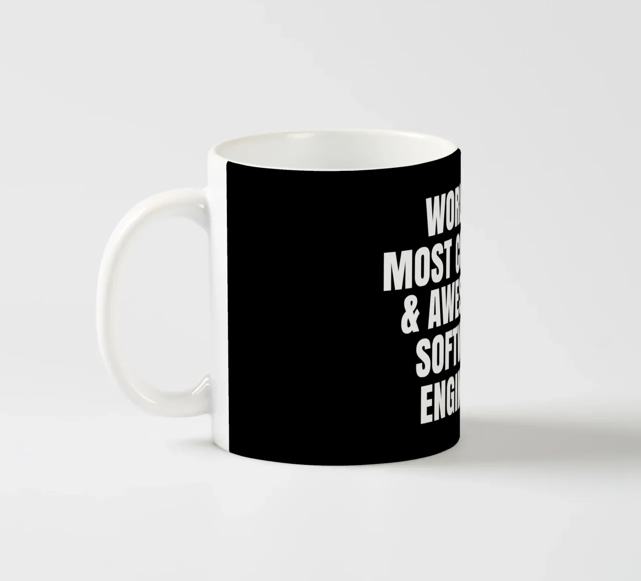 World's most coolest and awesome software engineer mug en céramique de happieeagle