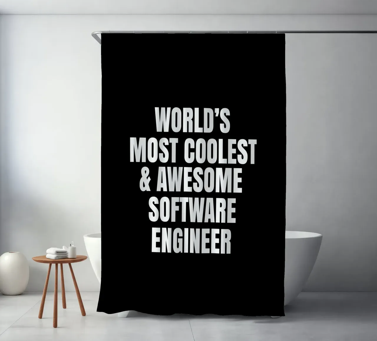 World's most coolest and awesome software engineer tenda da doccia da happieeagle
