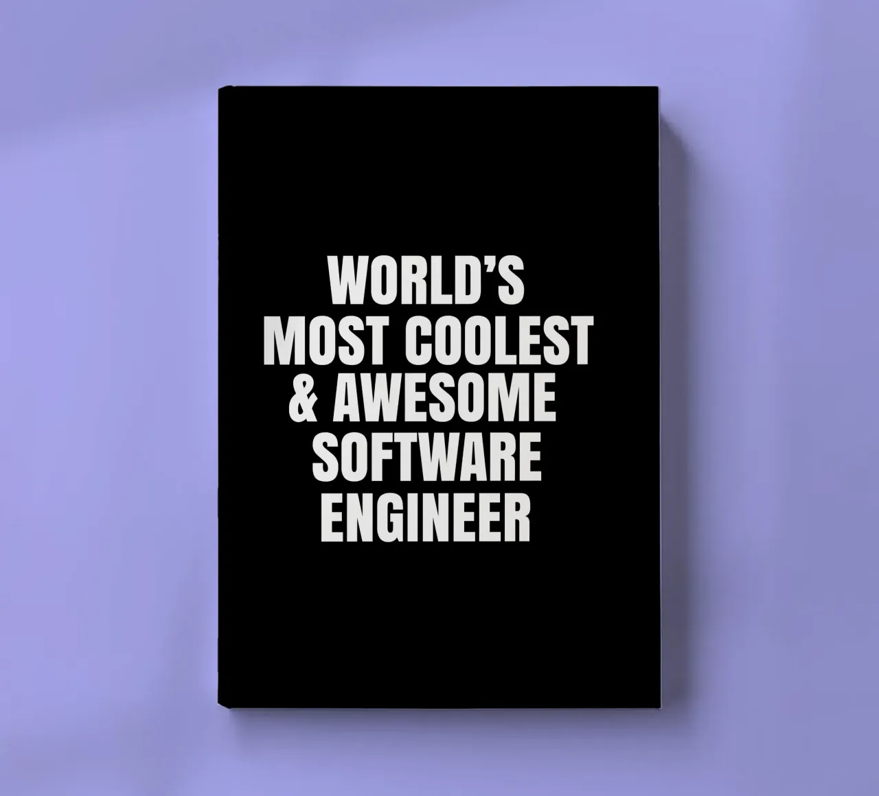 World's most coolest and awesome software engineer notebook by happieeagle