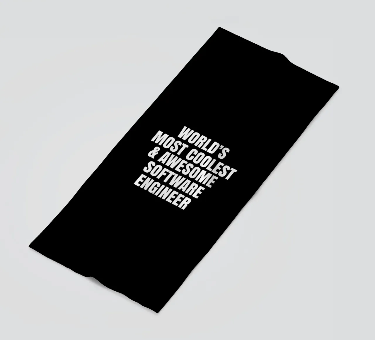 World's most coolest and awesome software engineer strandhanddoek van happieeagle