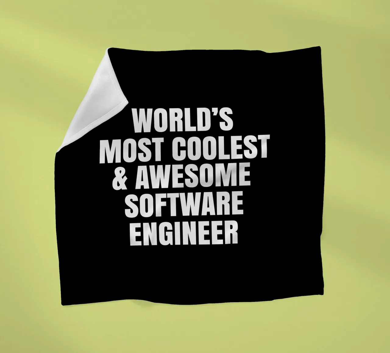 World's most coolest and awesome software engineer Fleecedecke von happieeagle
