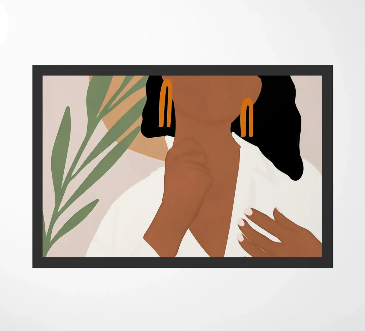Afro Juma doormat by Mathudace Créas