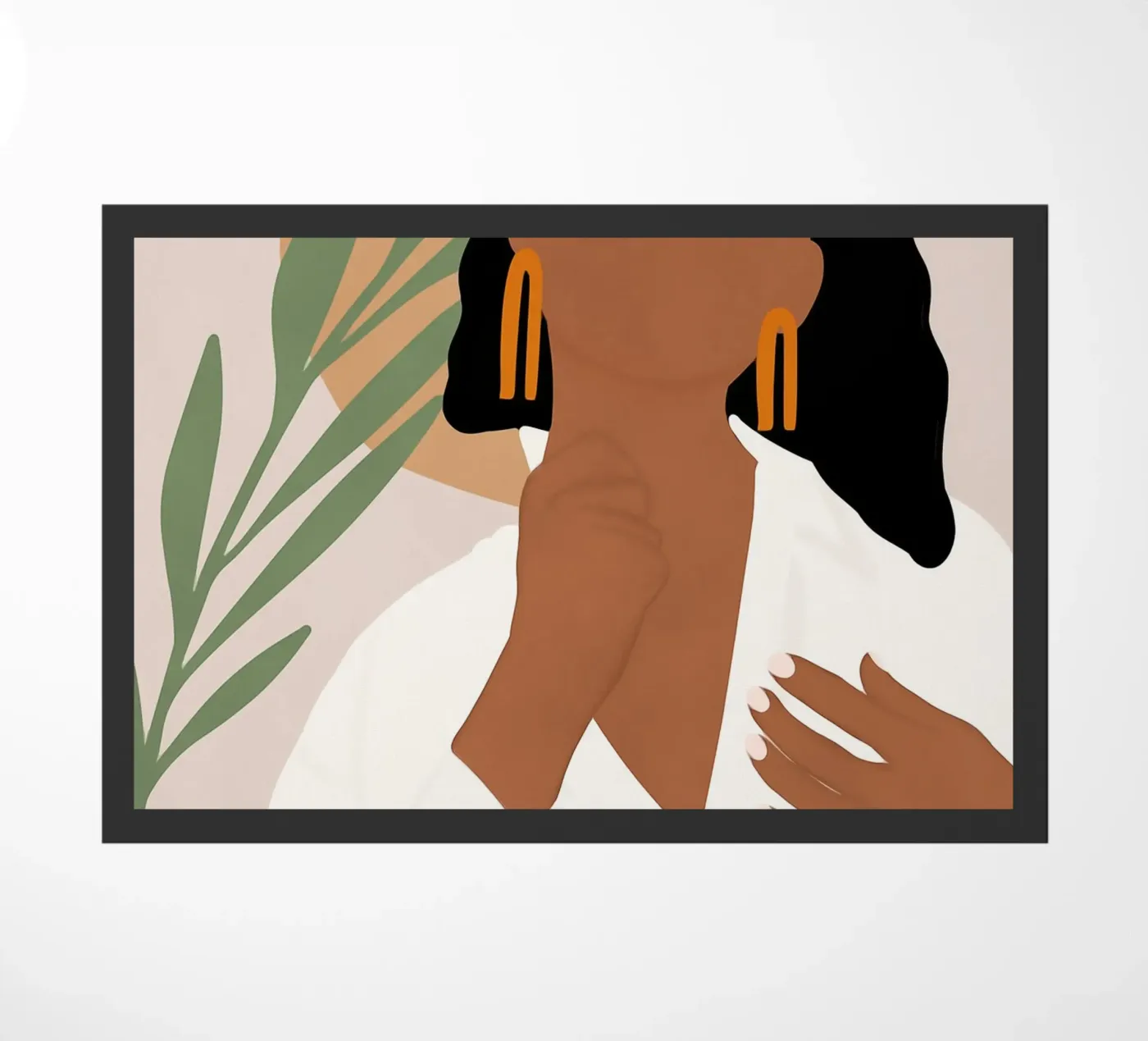 Afro Juma Fußmatte von Mathudace Créas