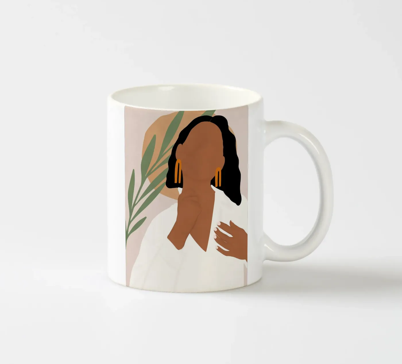 Afro Juma ceramic mug by Mathudace Créas