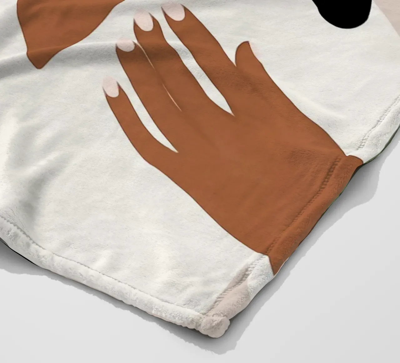 Afro Juma coperta in pile da Mathudace Créas