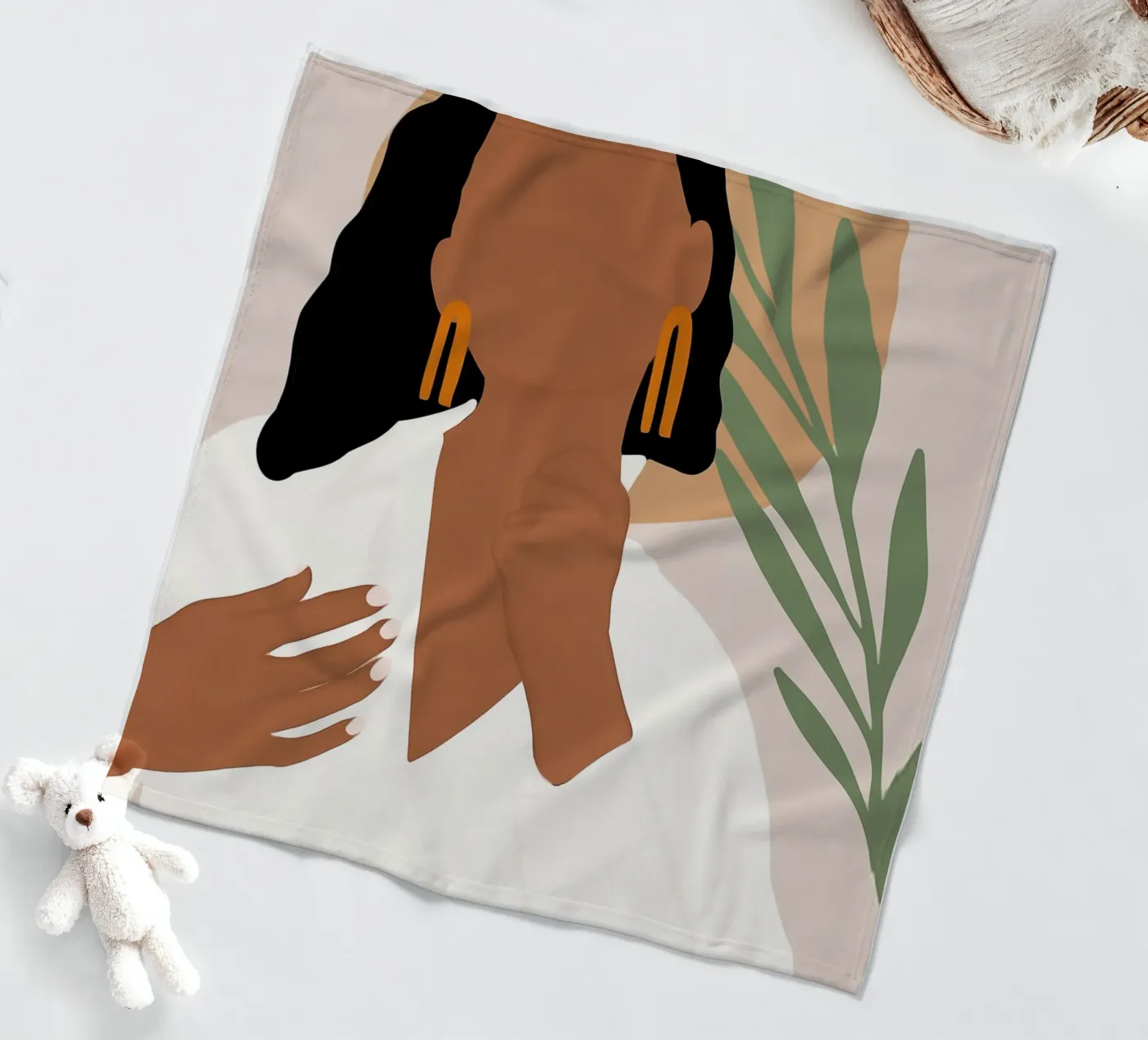 Afro Juma Fleecedecke von Mathudace Créas