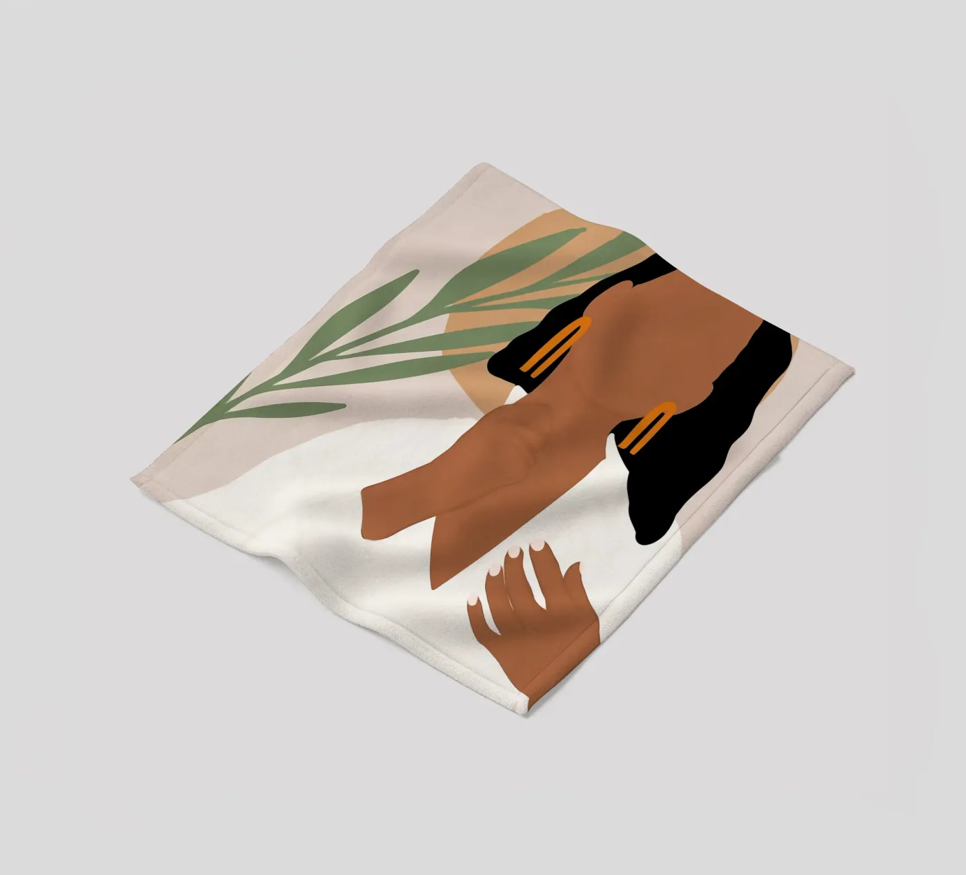 Afro Juma coperta in pile da Mathudace Créas