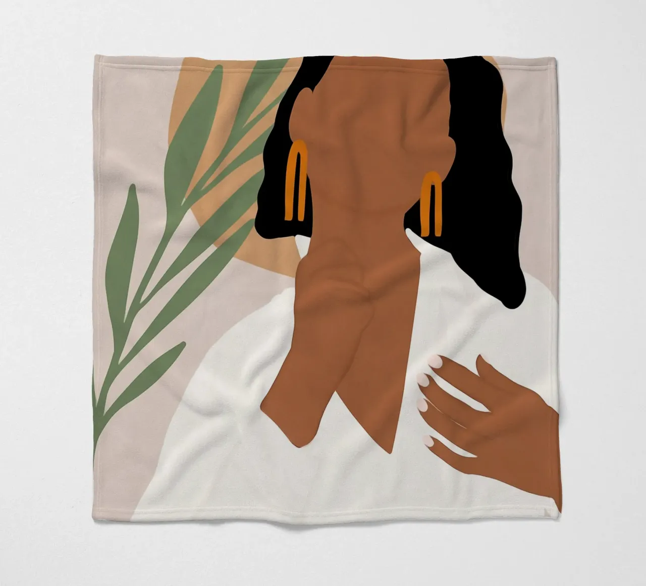 Afro Juma coperta in pile da Mathudace Créas