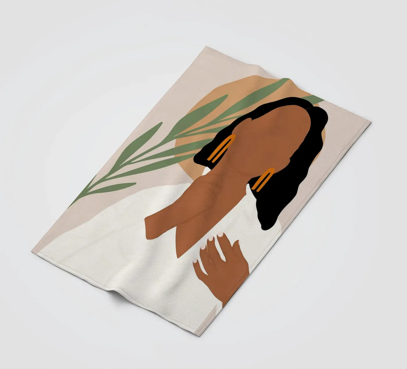 Afro Juma coperta in pile da Mathudace Créas
