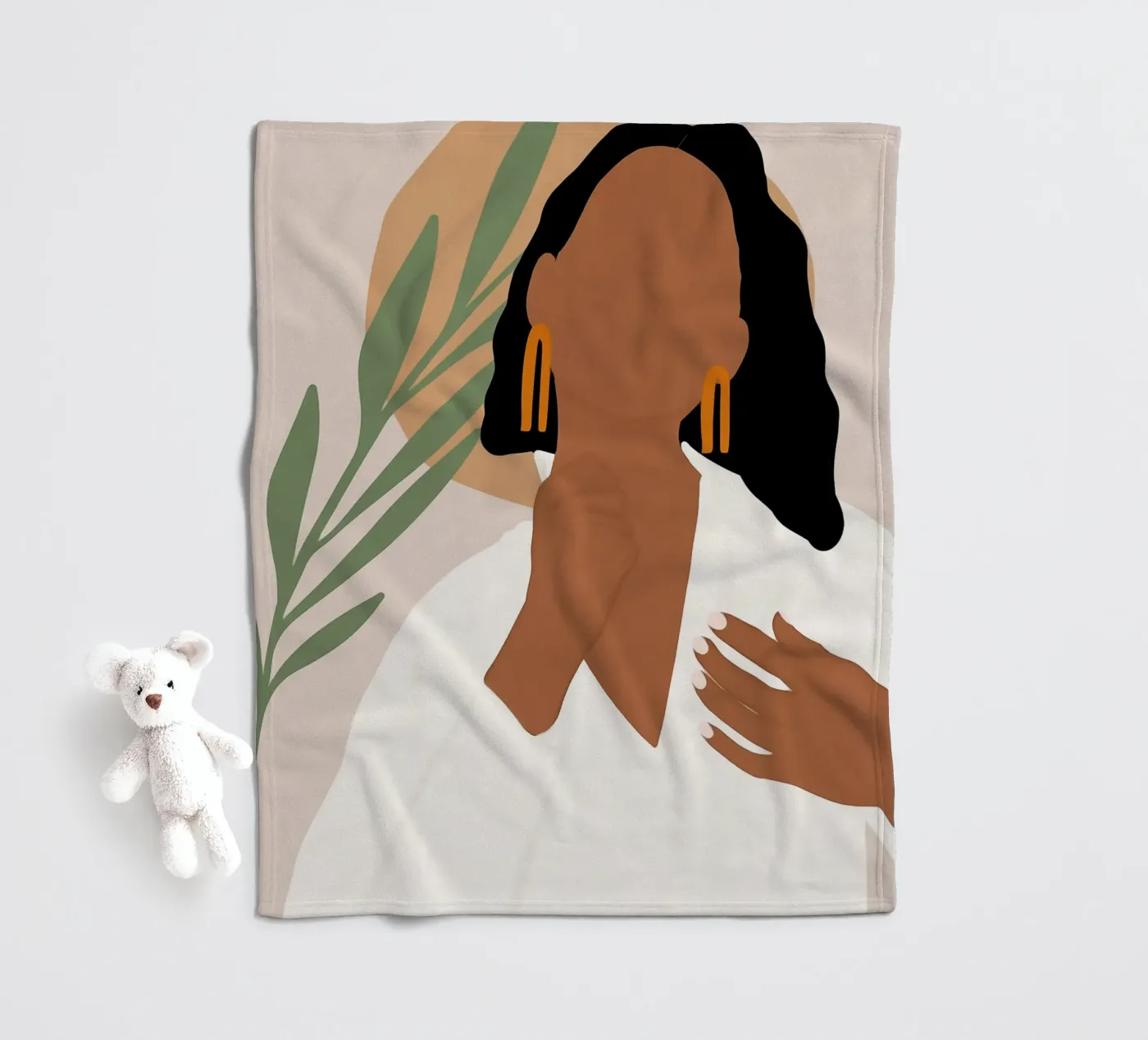 Afro Juma Fleecedecke von Mathudace Créas