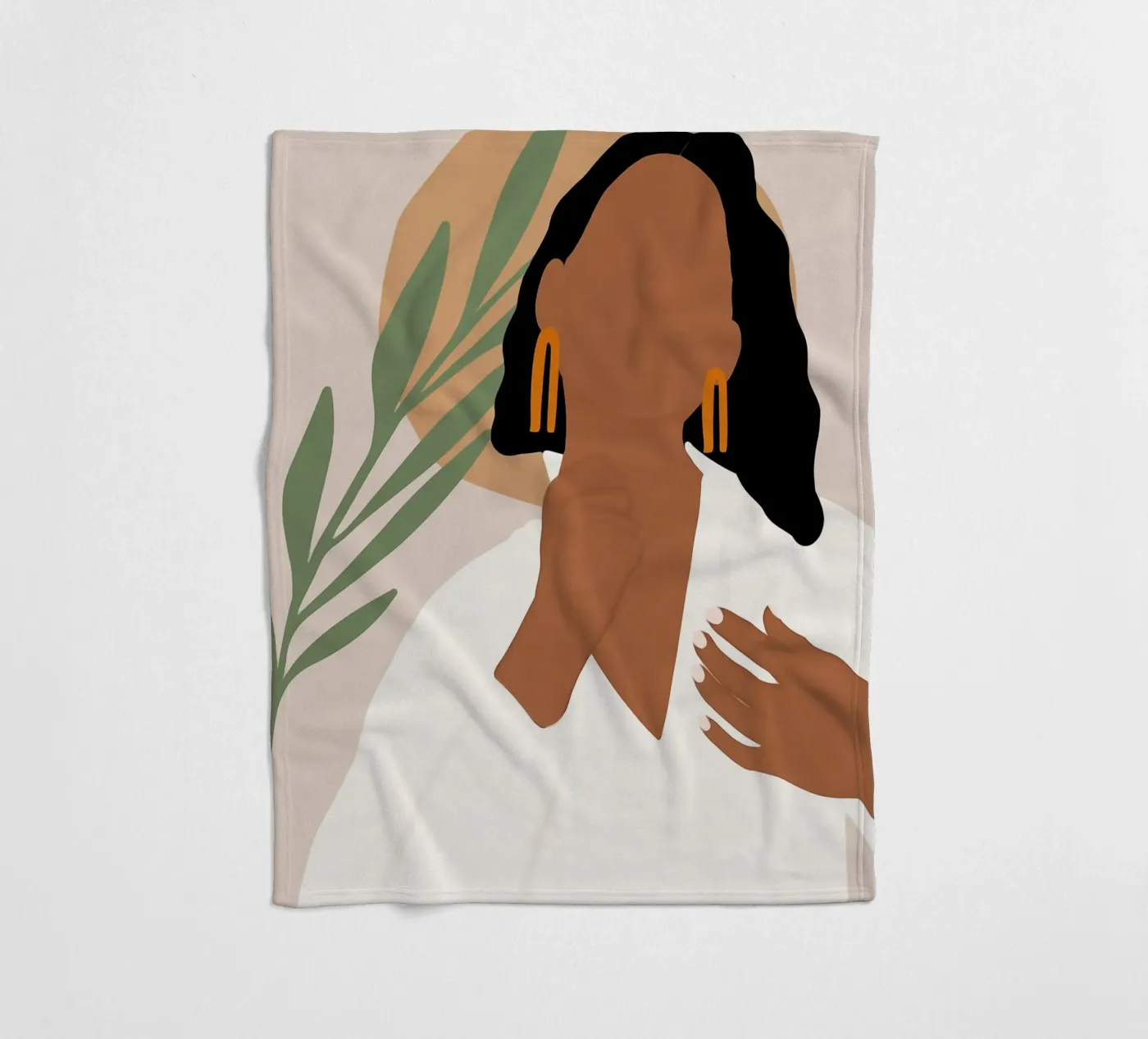 Afro Juma Fleecedecke von Mathudace Créas