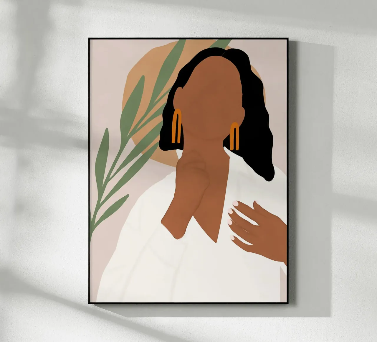 Afro Juma plexiglass da Mathudace Créas